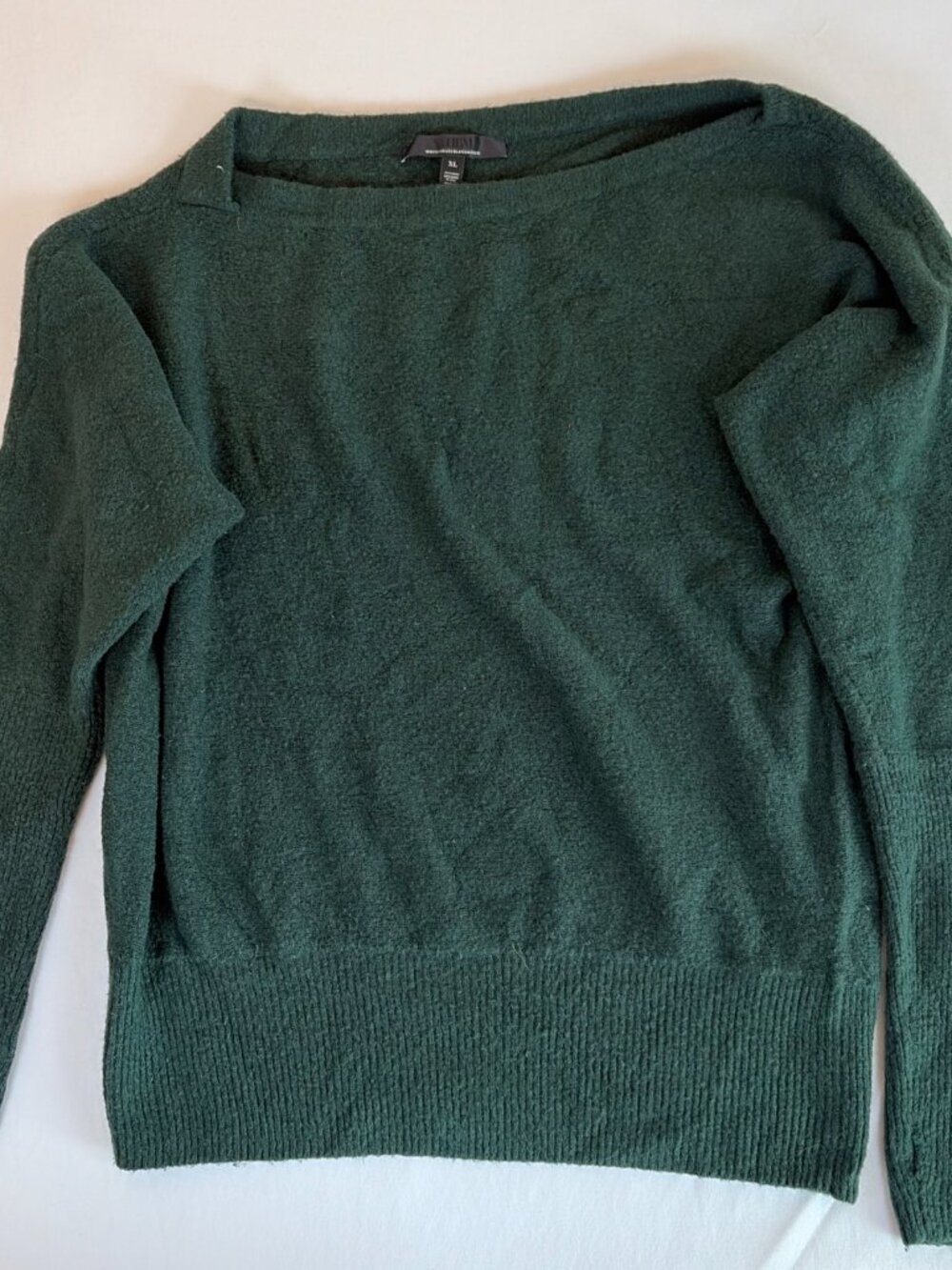 White House Black Market Pullover Sweater Women's XL Green